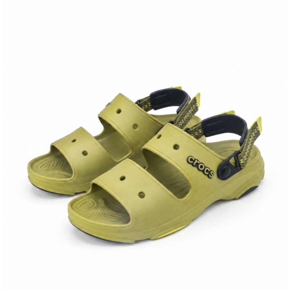 Crocs Olive Green Sport Sandals Men 11 Adjustable Strap Comfort Outdoor Y2K